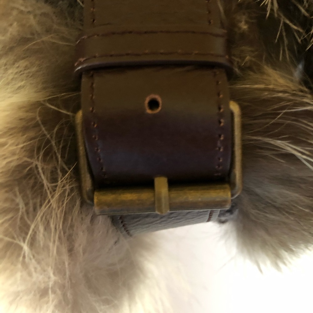 Burberry fur ski hat